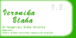 veronika blaha business card